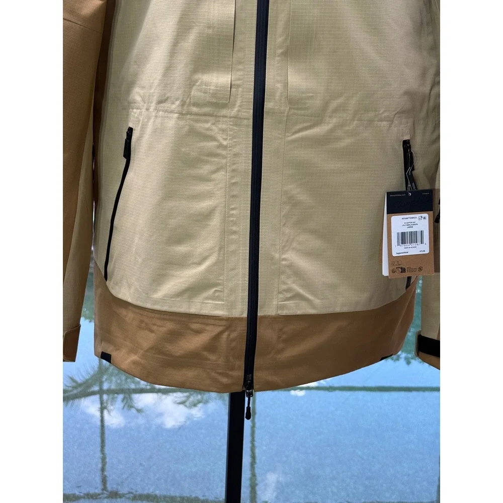 The North Face Ceptor Jacket Mens Large Utility Brown Khaki Stone NF0A87YAWK2-L